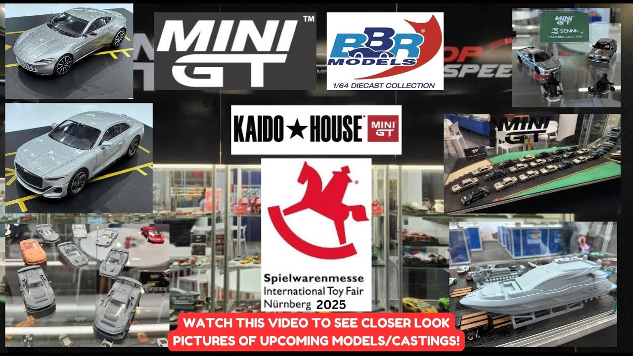 MINI GT official booth at 2025 Spielwaremese International Toy Fair Nurnberg.