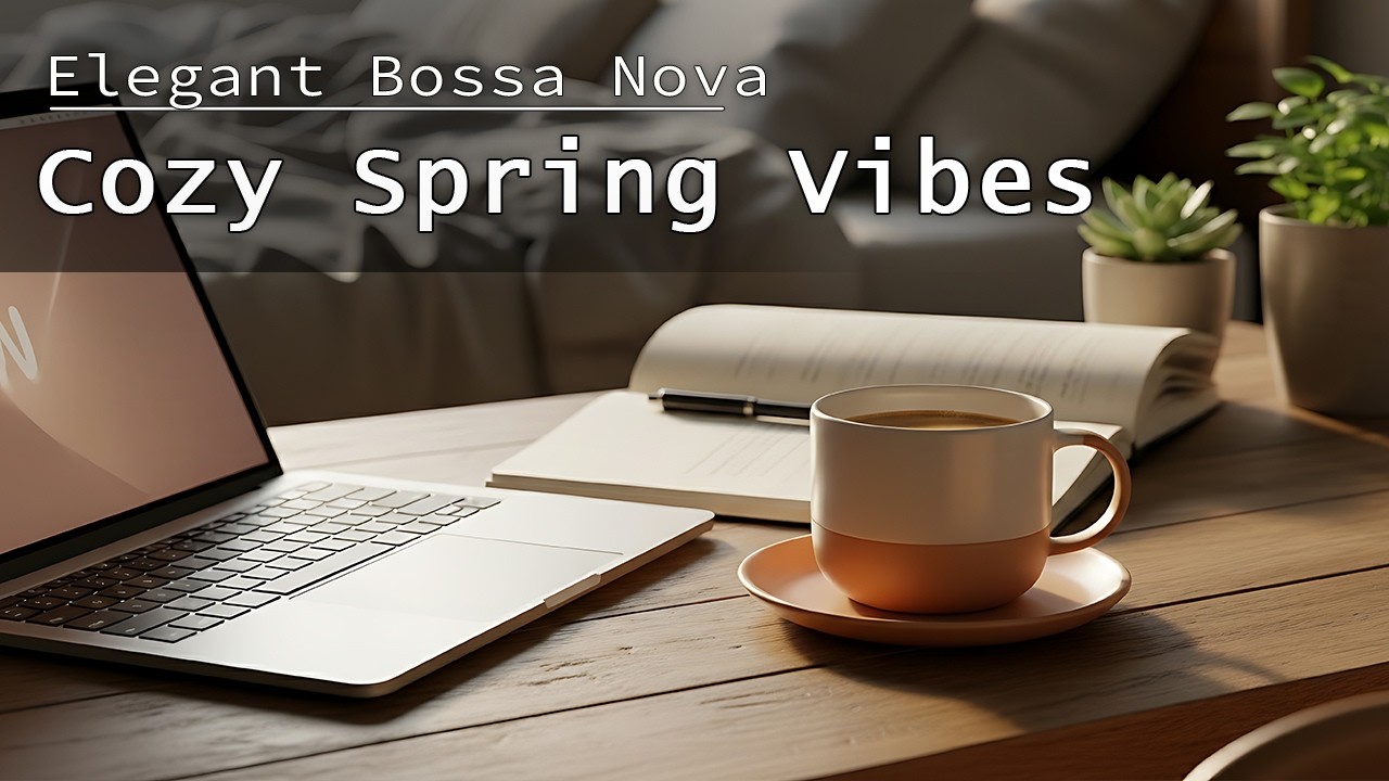 Cozy Spring Vibes ☕ Elegant Morning Jazz & Bossa Nova for Office Focus