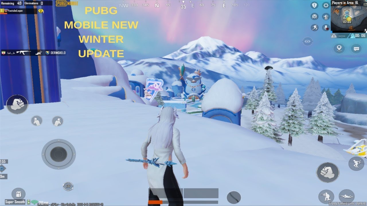 Wow!Pubg Mobile new winter update.(Version 4.1).No commentary|Just gameplay.