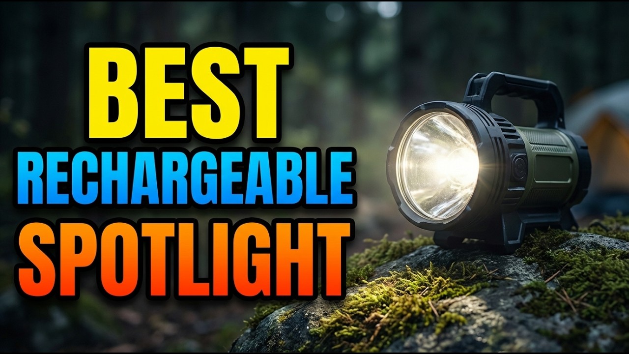 TOP 5 Best Rechargeable Spotligh 2026
