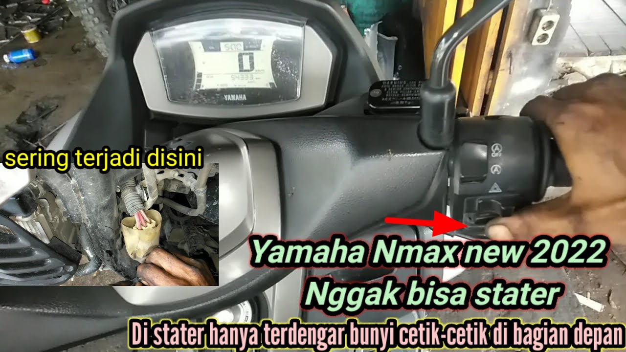 Masalah Sepele.!!! Penyebab ALL New Nmax Nggak Bisa Stater Hanya Bunyi Cetik2 di bagian relay