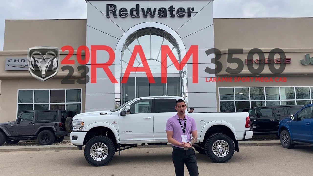 New 2023 Rig Ready RAM 3500 Laramie Crew Cab 4x4 - Premium Interior | Stock # PR34323 Redwater Dodge