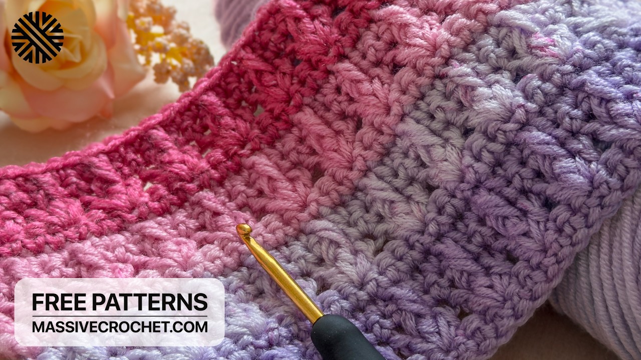 NEW & VERY EASY Crochet Pattern for Beginners!⚡️Crochet Stitch for Baby Blanket & Bag