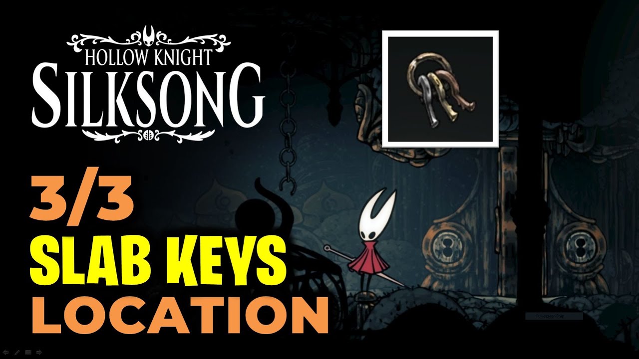 All 3 Slab Keys Location | Apostate, Indolent & Heretic Key | Hollow Knight Silksong