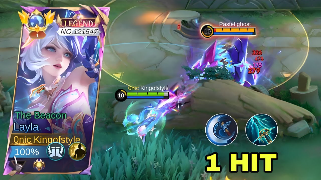LAYLA BEST 1 HIT BUILD 2026!! (100% BROKEN) - MLBB