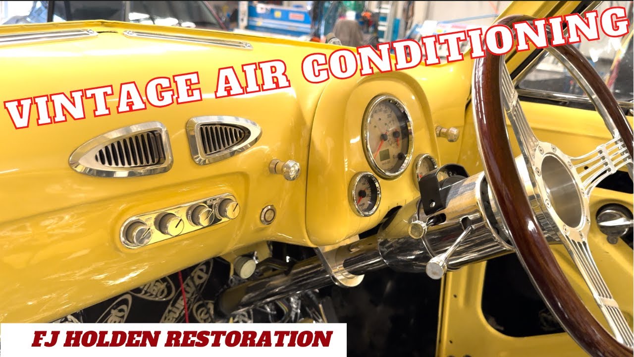Fitting Air Conditioning To The 1954 FJ Holden Ute