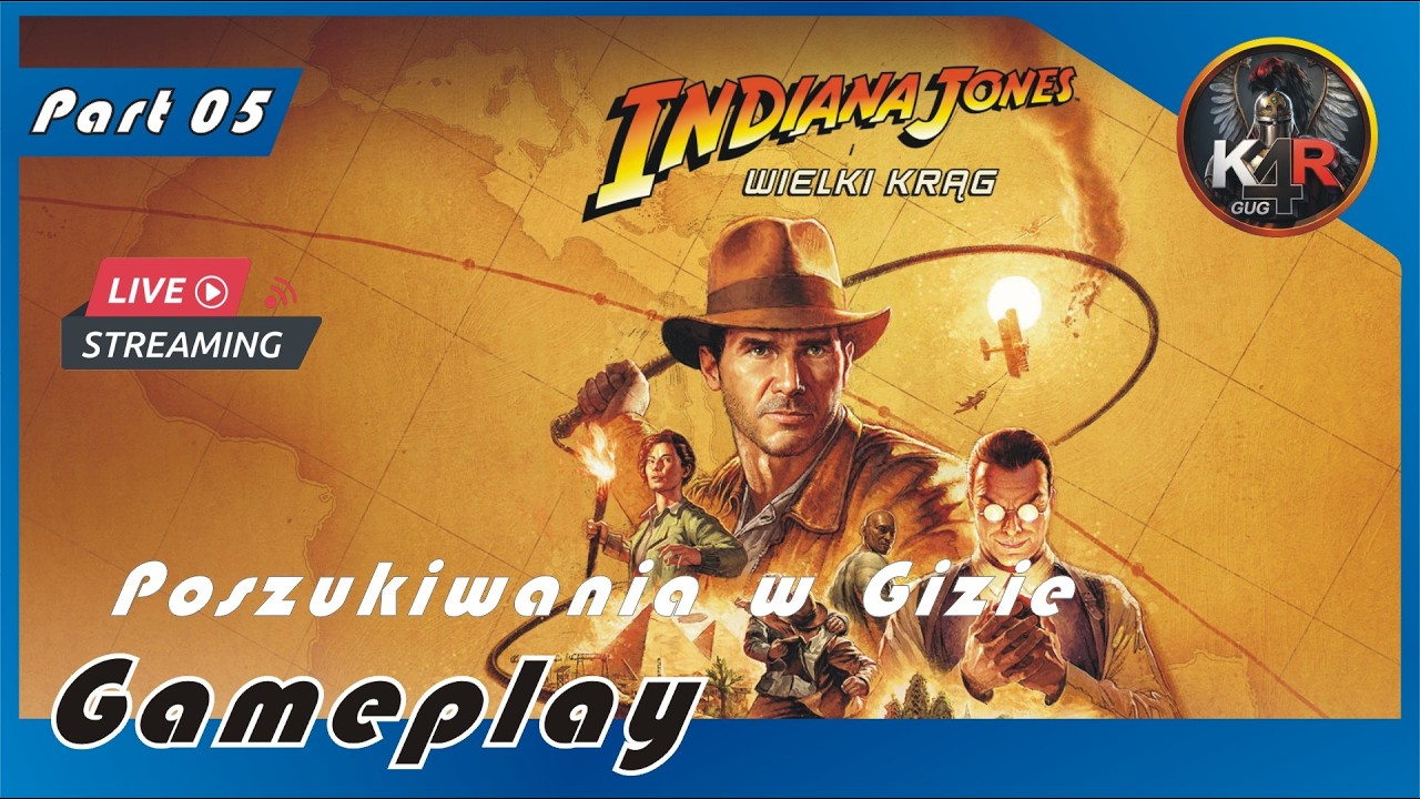 Indiana Jones i Wielki Krąg ⚜️ #05 - poszukiwania w Gizie / gameplay PL