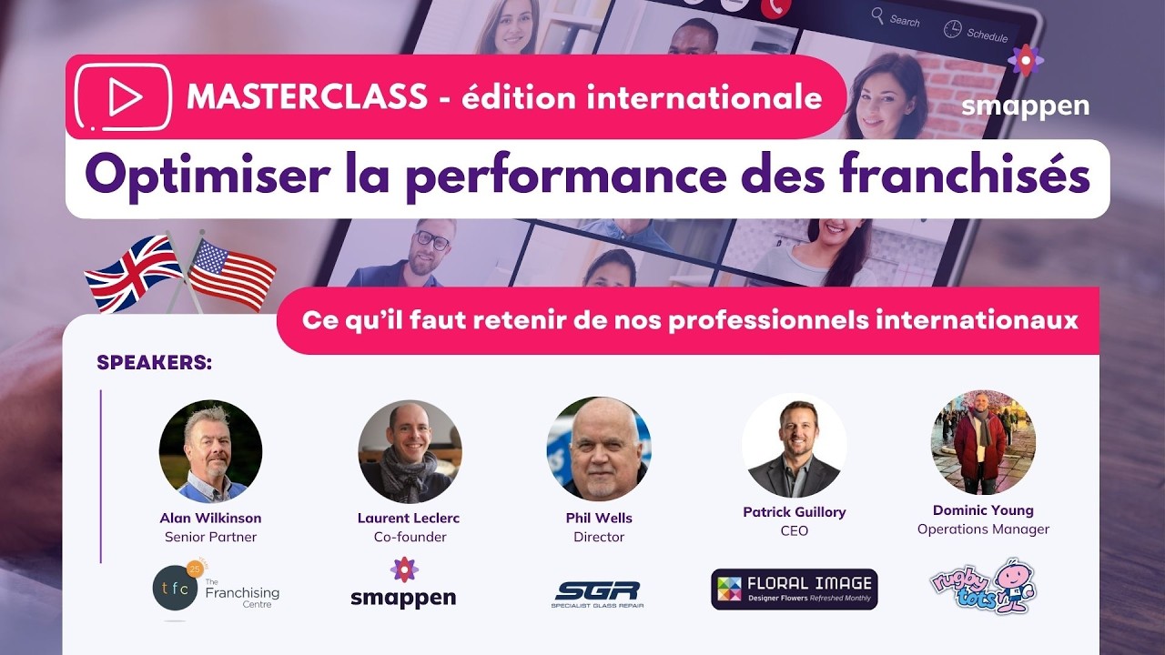 Masterclass Internationale - Optimiser la performance des franchisés