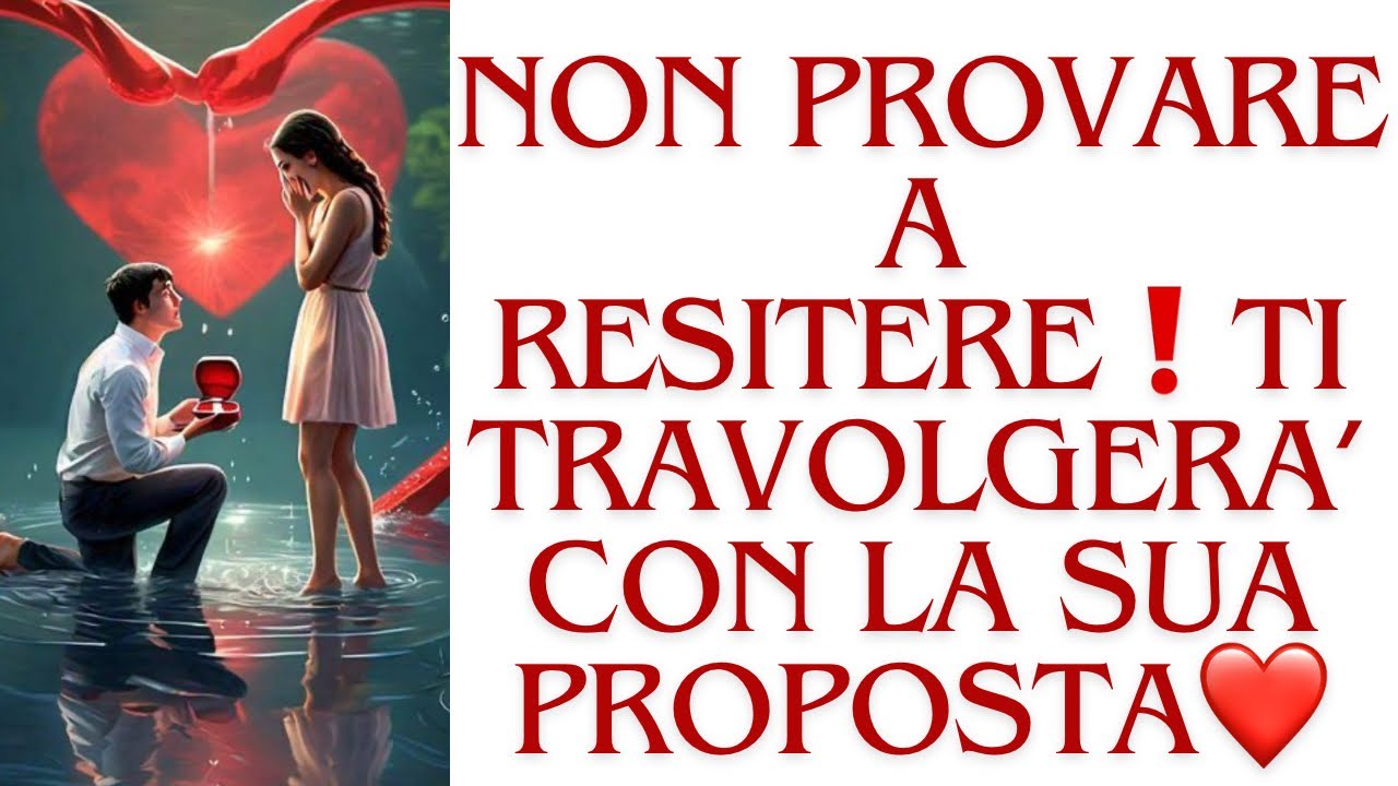 🔮PREPARATI❗️NON RIUSCIRÀ A RESISTERE AL TUO FASCINO ❤️ COSE GROSSE NELL’ARIA