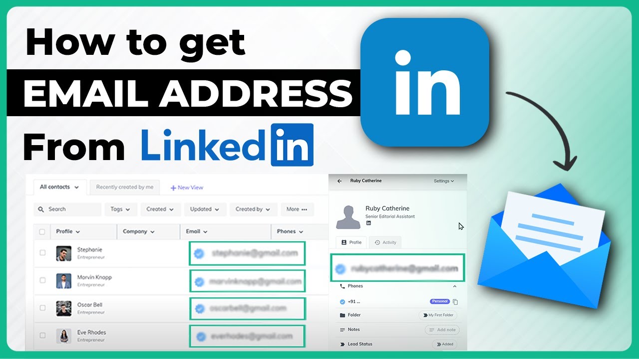 Как получить адрес электронной почты любого человека в LinkedIn | всего за 5 простых шагов