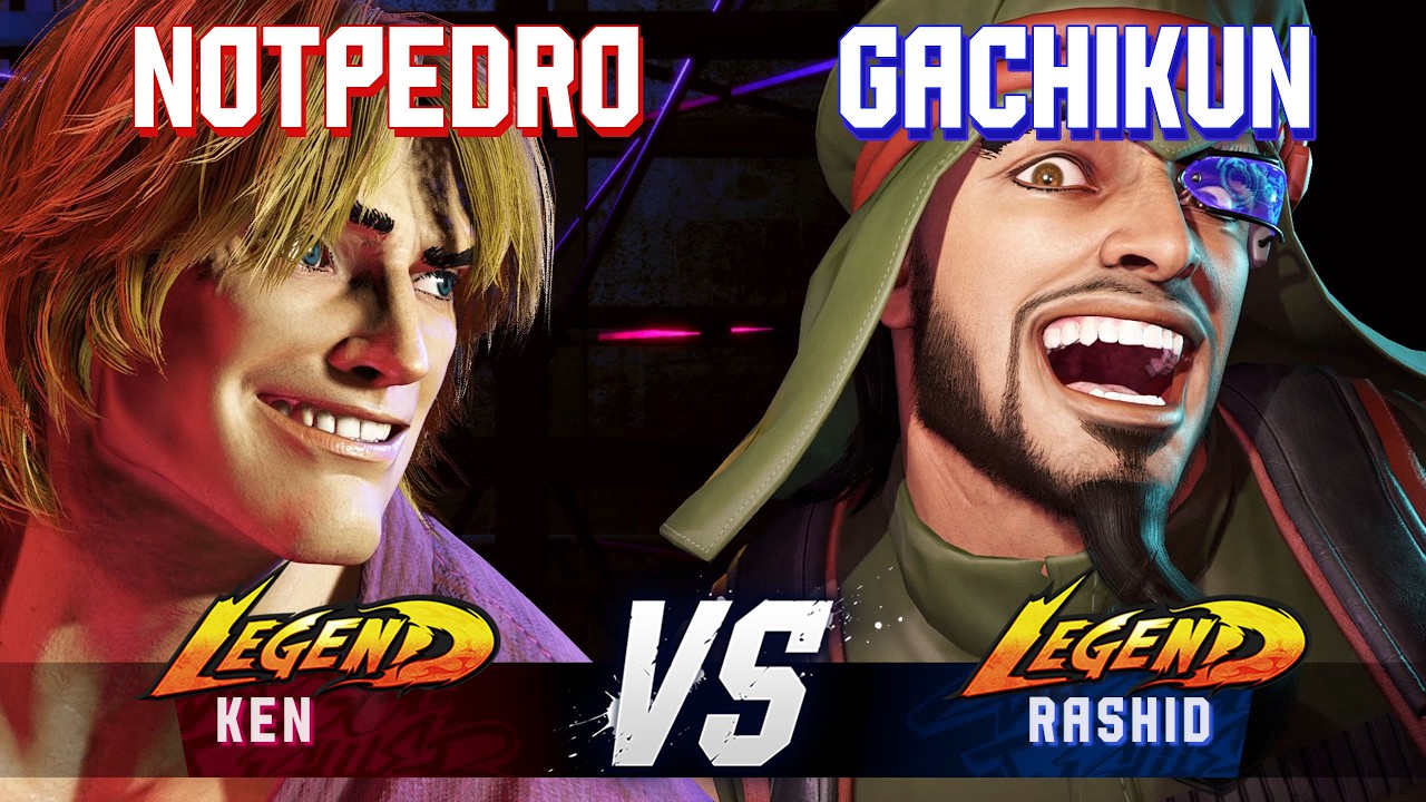 SF6 ▰ NOTPEDRO (Ken) vs GACHIKUN (Rashid) ▰ High Level Gameplay
