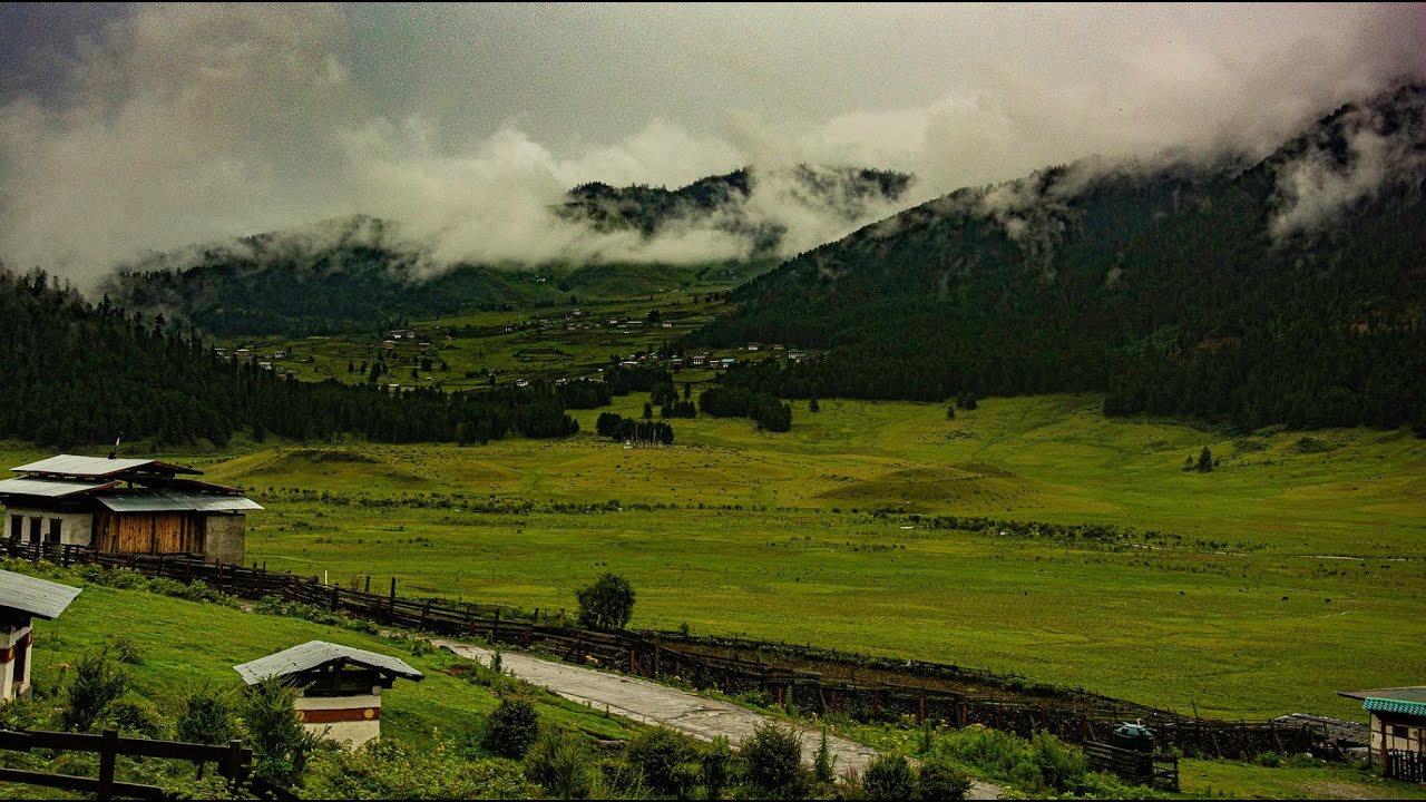 Beautiful Phobjikha Bhutan