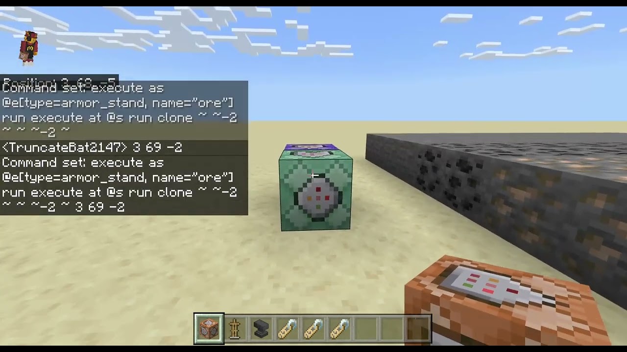 How To Make a Random Ore Generator in Minecraft: Bedrock Edition