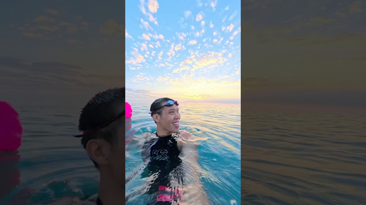 Maybe the last open water swim of 2025? #beautiful #nature