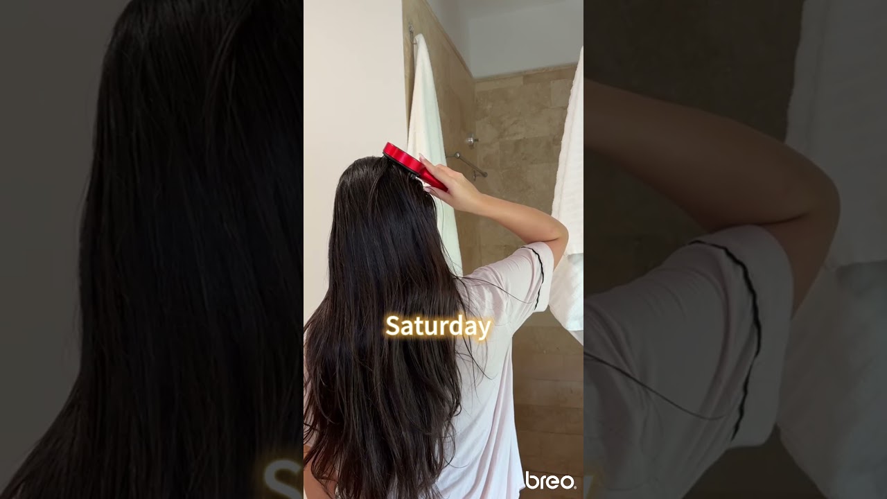 I Grew My Hair with Breo Scalp Massager in 1 week!