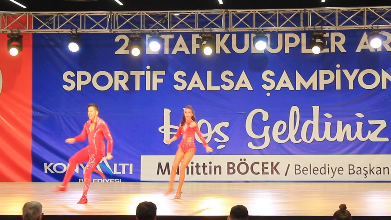 TDSF 2018-2019 Salsa 2. Etap Antalya A Klasman Final Şov ÇOŞKUN CANER ERDİL - MELİSA CAN