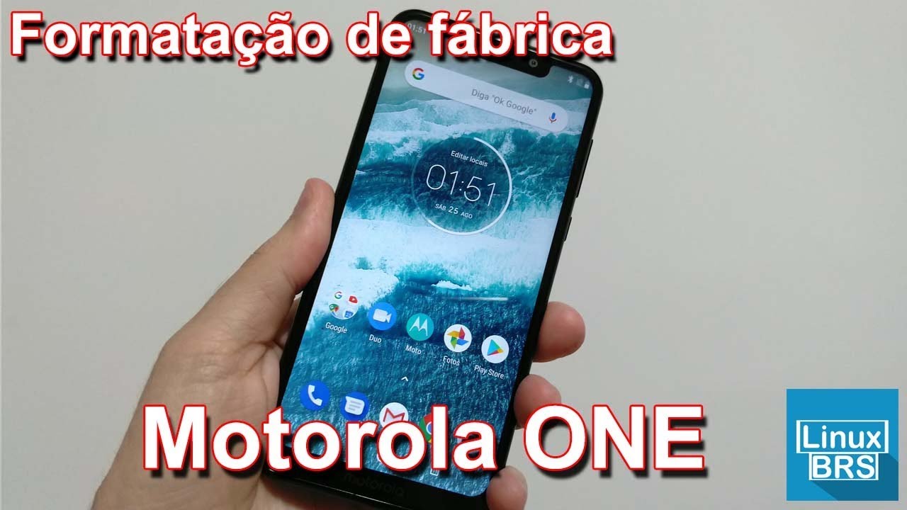 Motorola One - formatação de fábrica (como formatar)