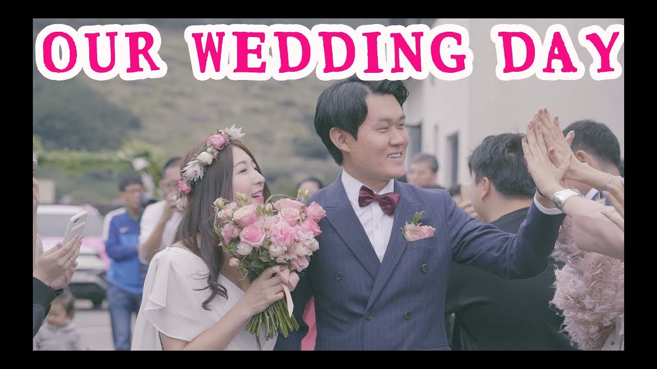 【OUR WEDDING DAY】日韓夫婦のガーデンウェディングの全貌！♥