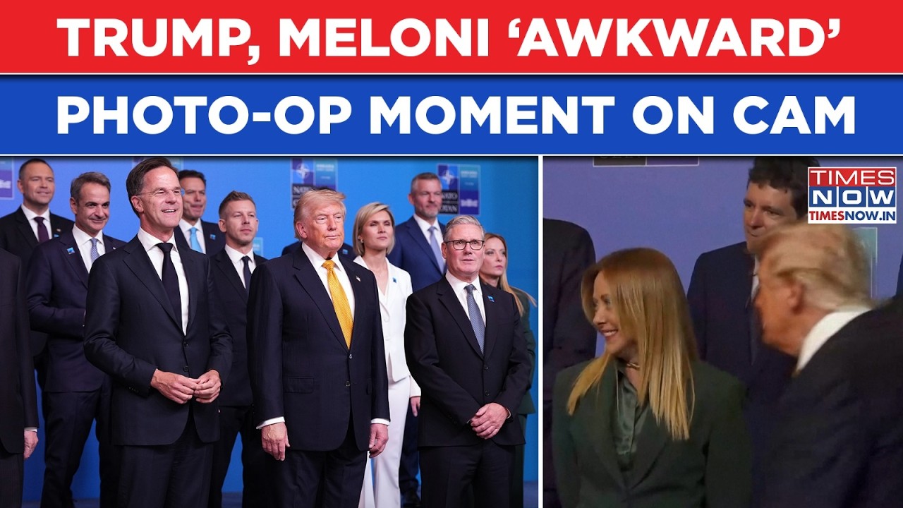 Trump, Meloni &lsquo;Awkward&rsquo; Moment On Cam | &lsquo;No Eye Contact&rsquo;, What Happened During Photo-Op?