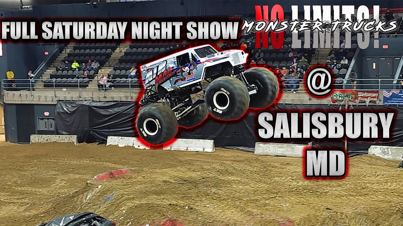 No Limit Monster Trucks @ Salisbury MD 2024 - Full Saturday Night Show