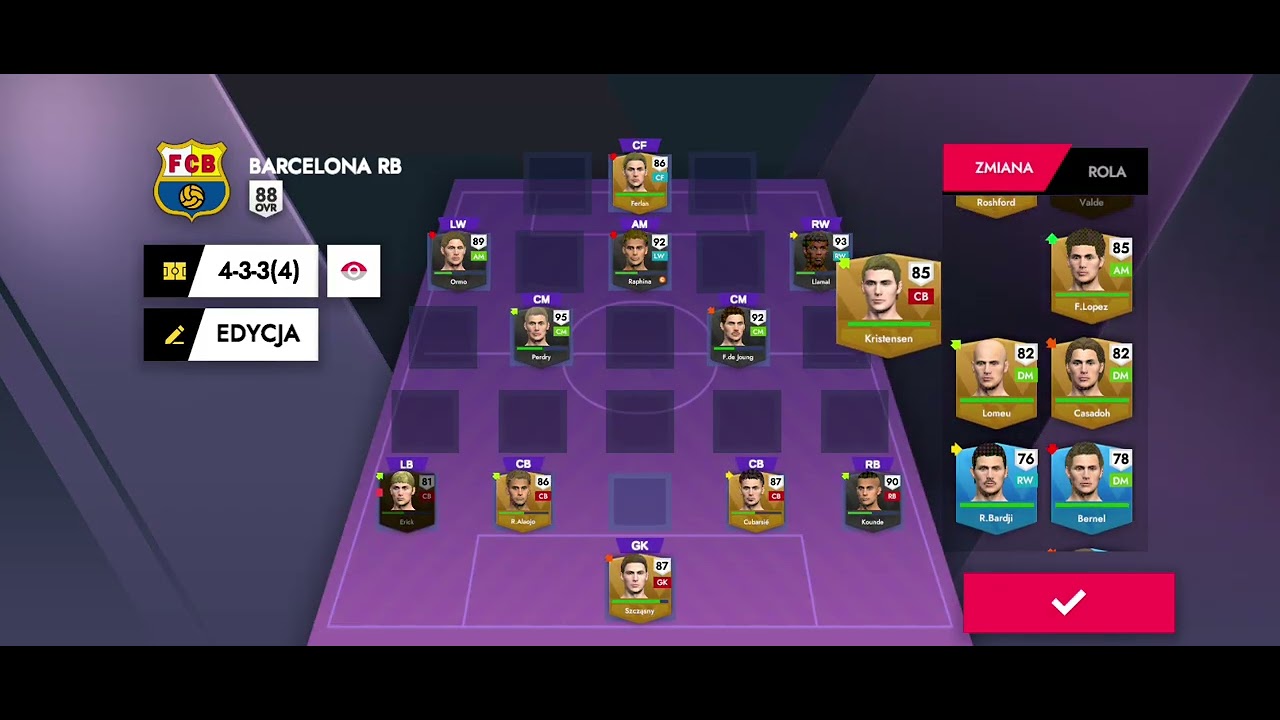 Liga mistrzów Finał Barcelona vs Chelsea. Czerwona kartka dla Erika . Barca traci pierwszego gola