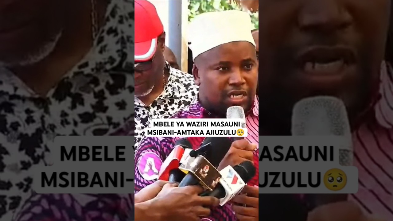 MBELE YA WAZIRI MASAUNI MSIBANI-AMTAKA AJIUZULU🥺  #chadema #msibani  #globaltv #viralvideo #mbowe