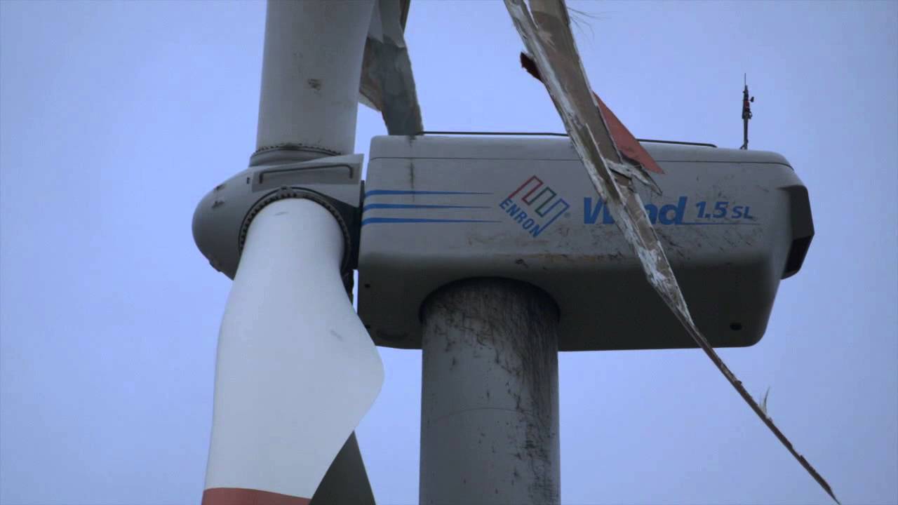 Windrad-Havarie im Hunsrück (15.11.2015)