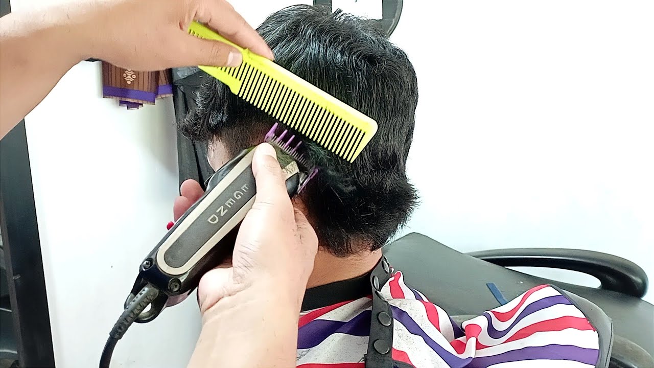 Potong rambut 2 Jari !! Tutorial cukur detail step by step untuk pemula dengan metode kursus