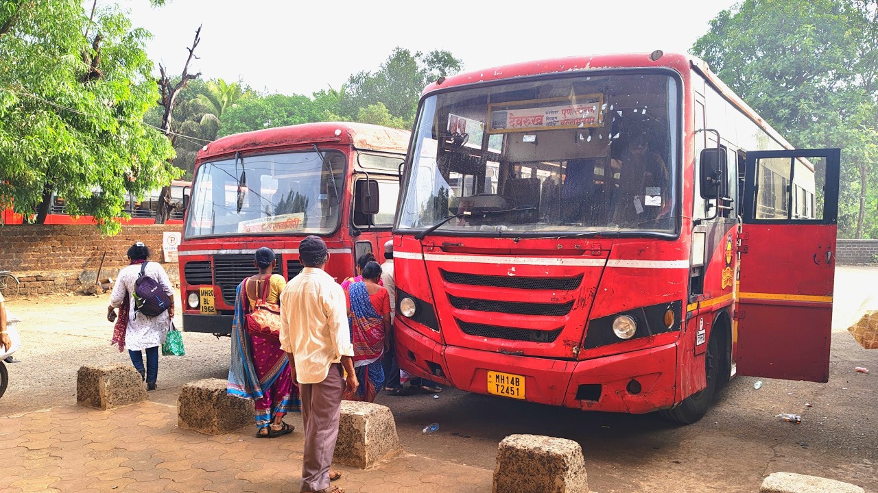 Devrukh to Sangameshwar MSRTC BUS Journey | Konkan