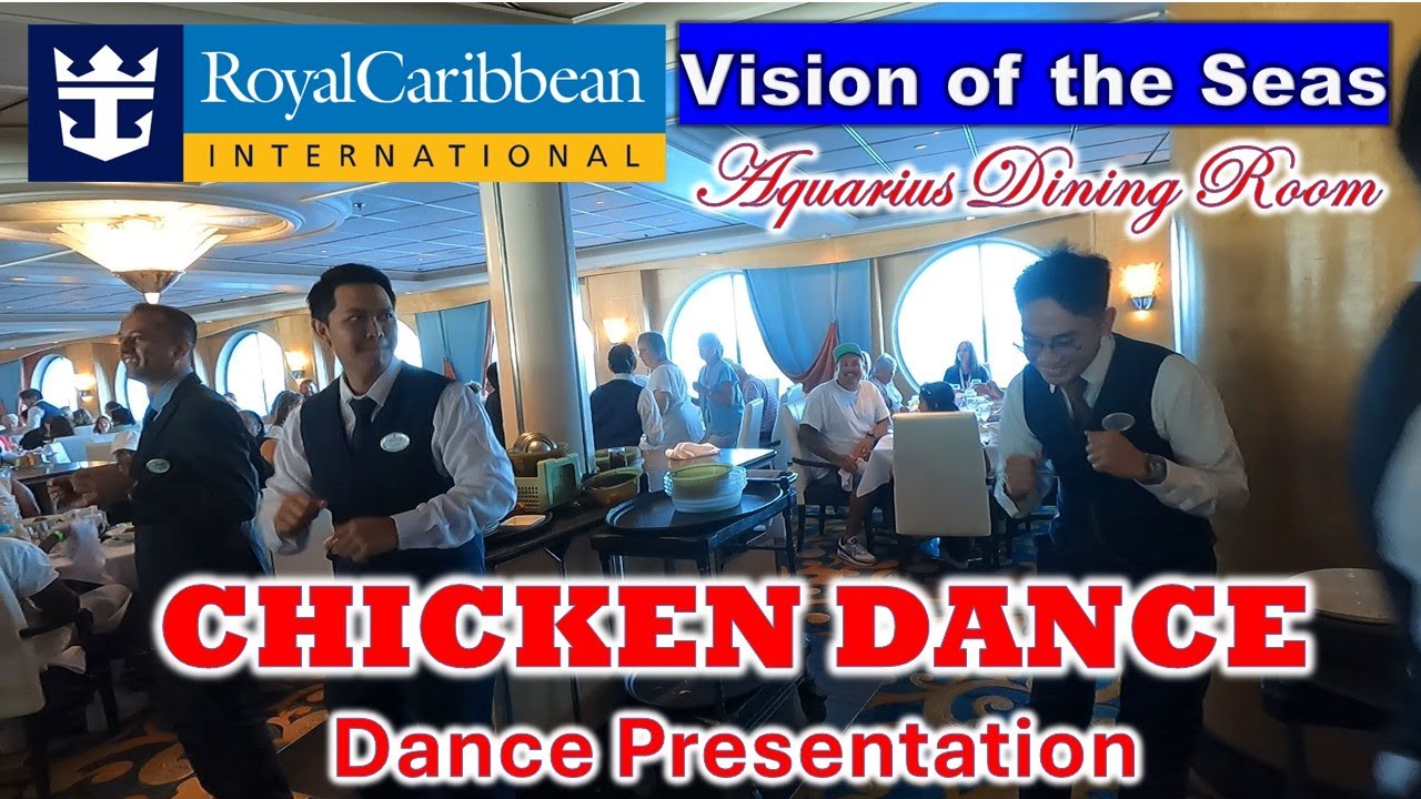 CHICKEN DANCE ║Royal Caribbean Vision of the Seas ║Josh&Sarah ║HalukayTV