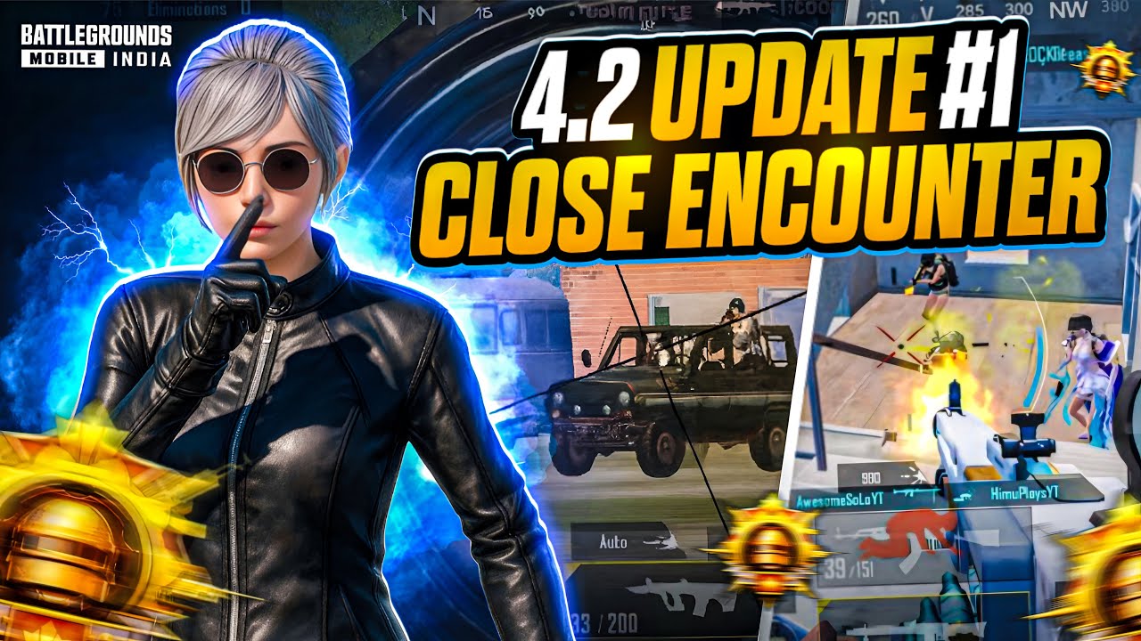 4.2 Update #1 Close Encounter Player 💀|| Solo 33 Kills Gameplay 🔥|| BGMI~PUBG !! 