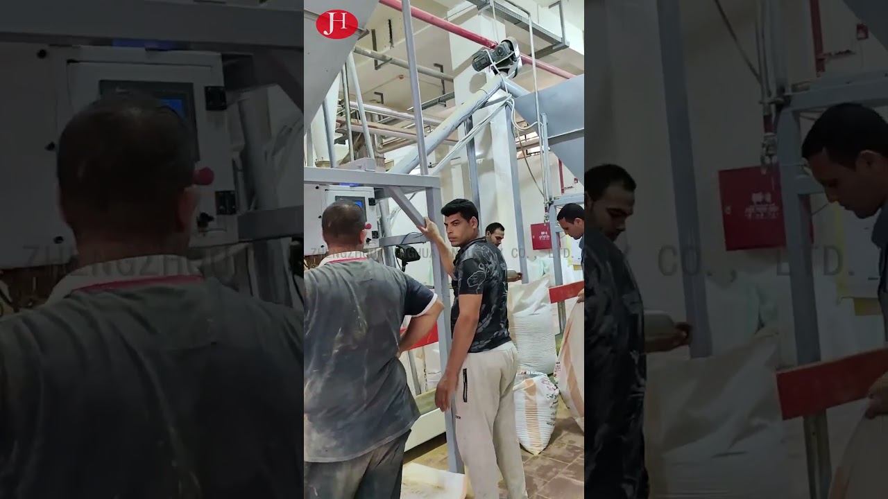 Corn starch equipment production line supporting equipment display