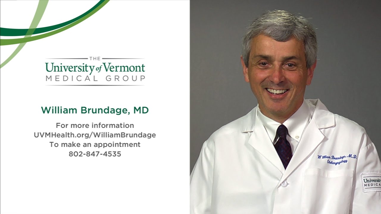 William Brundage, MD, Otolaryngologist, Burlington, VT