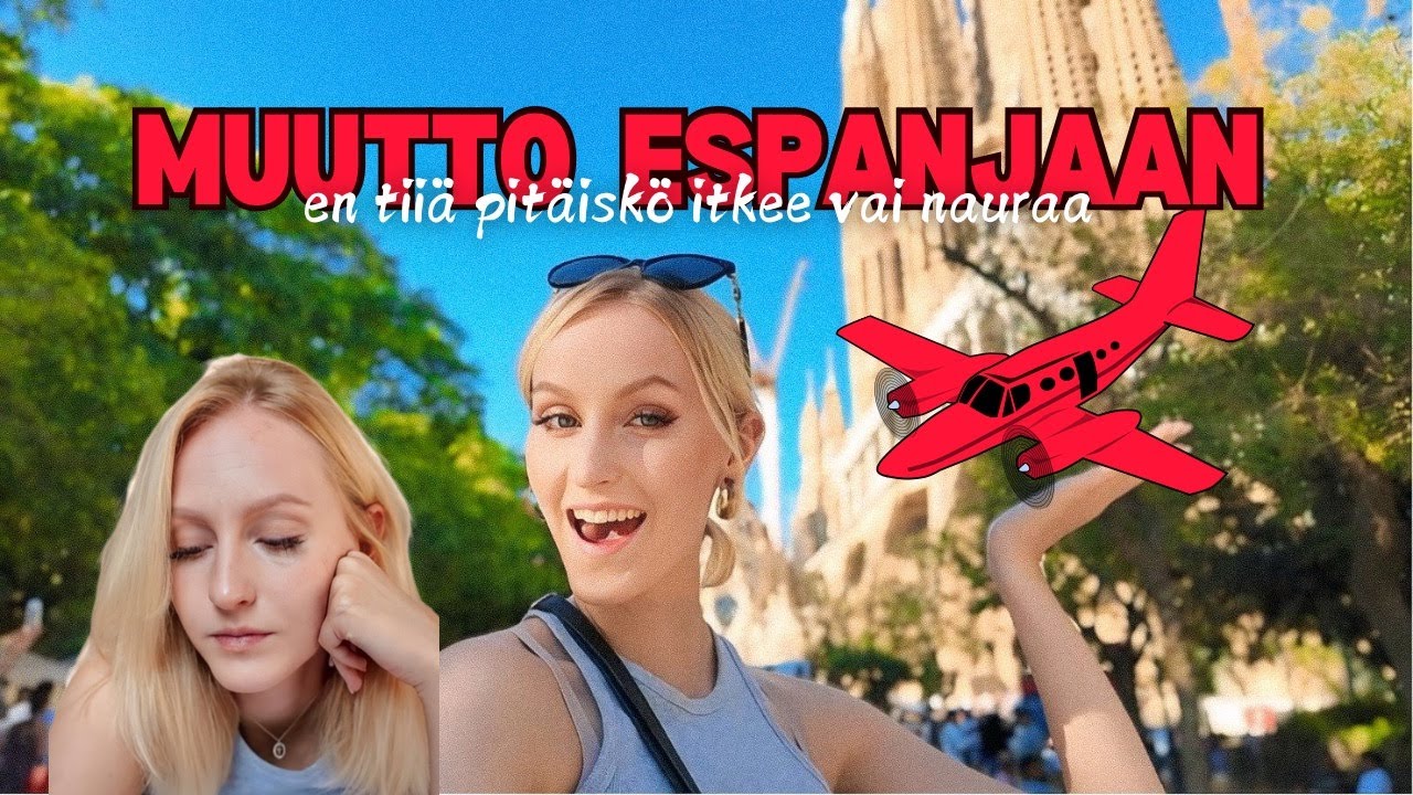 MUUTTO ESPANJAAN OSA 1 - perjantai 13. melkein pilas mun päivän, entiiä pitäiskö itkee vai nauraa