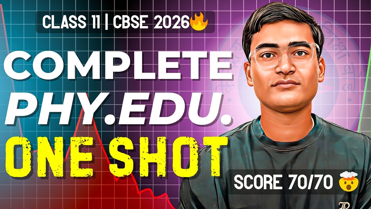 Complete Physical Education Class 11 in One Shot 2025-26 🔥