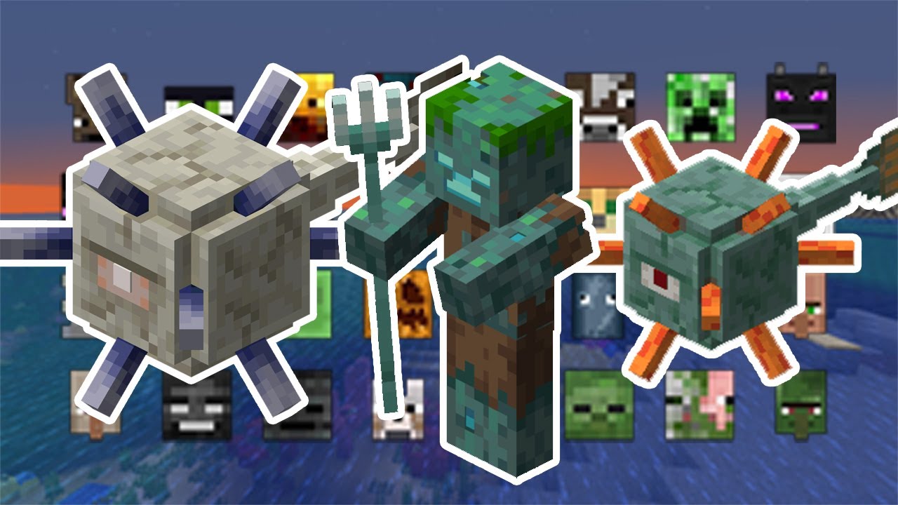 WATER TEAM VS 3 OF EVERY MOB | MINECRAFT