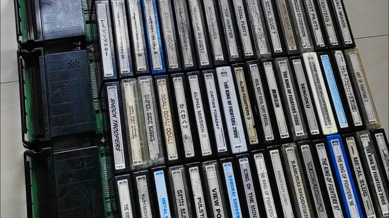 Mi colección de Neo Geo MVS