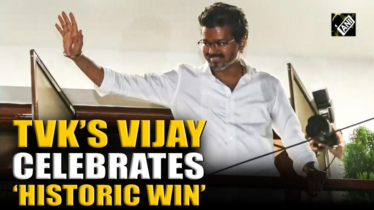 TVK chief Vijay receives certificate after winning election from Perambur seat in Tamil Nadu