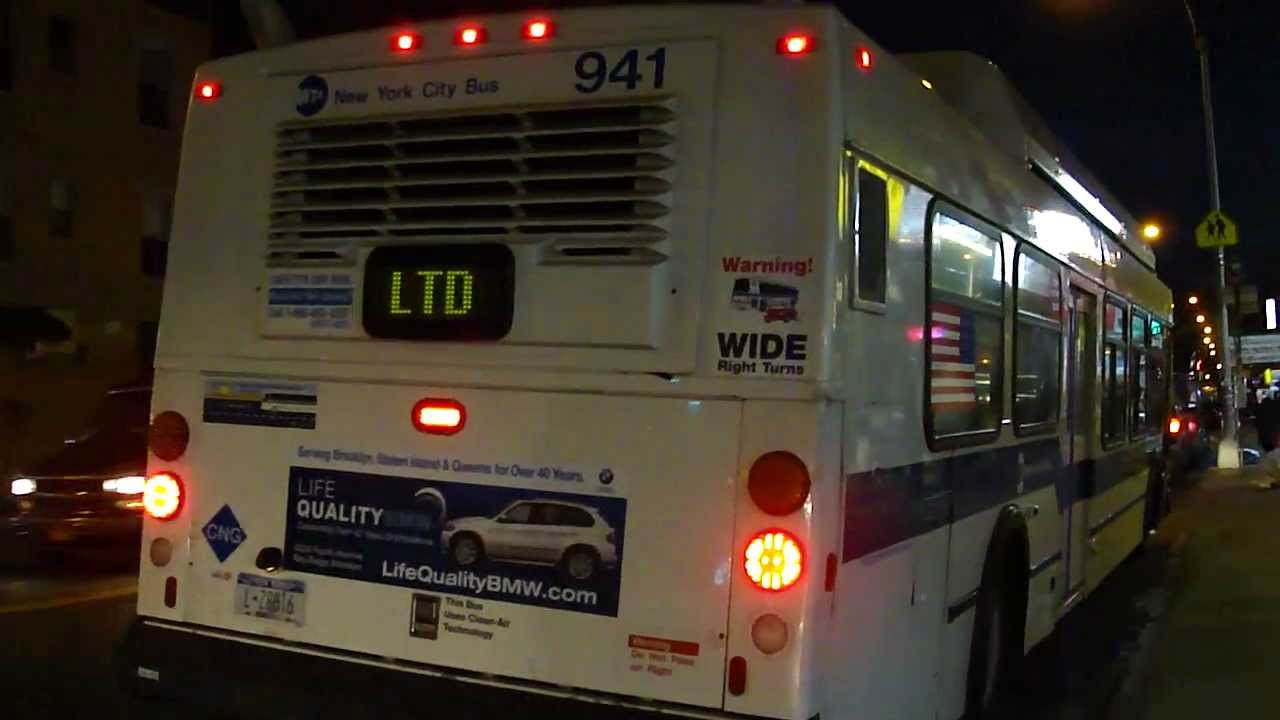 MTA NYCT Bus: 2000 New Flyer C40LF B35 Limited Bus #941 at McDonald-Church Aves