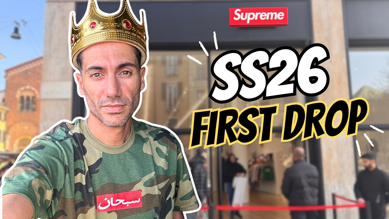 SUPREME SS26 WEEK 1 MILAN WAS CRAZY 🇮🇹 BB Simon Collab, Arabic Box Logo & Full Haul