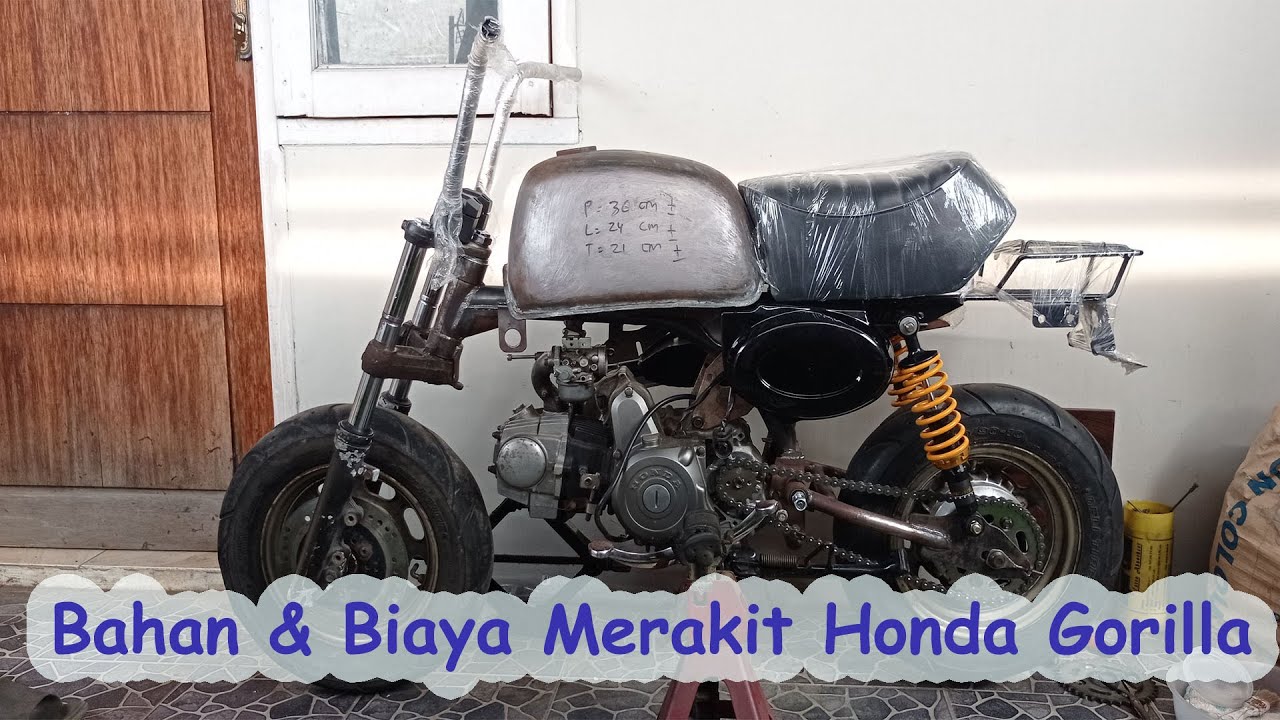 Bahan Dan Biaya merakit Honda Gorilla Z50 (build honda gorilla z50)