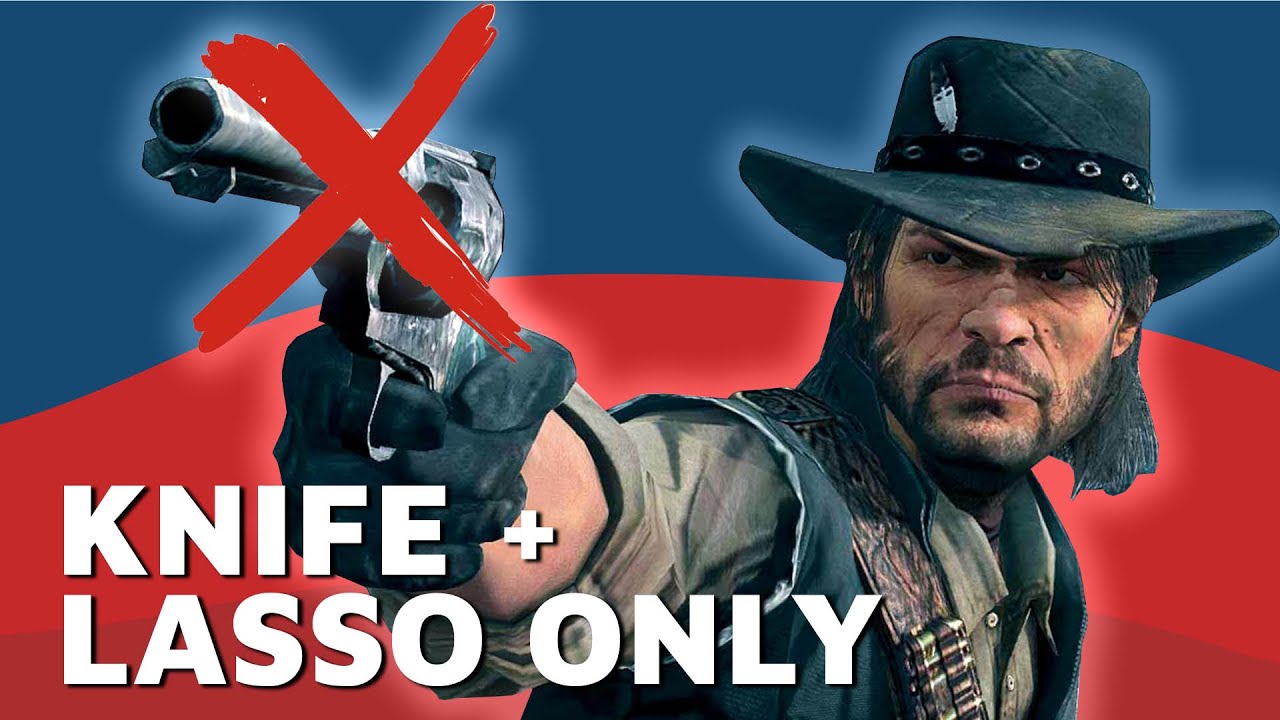 Can You Beat Red Dead Redemption With only a Lasso and a Knife? [PART 1/2]