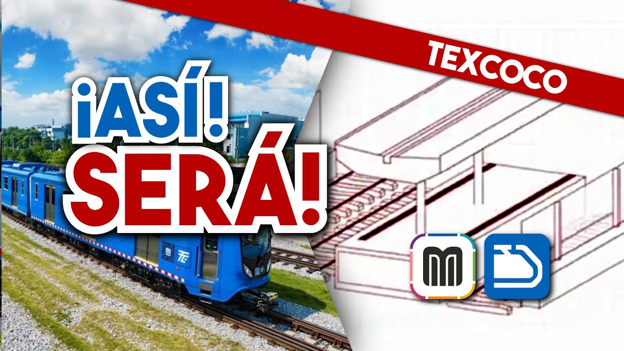¡ASÍ será el TREN LIGERO de TEXCOCO a LA PAZ! | Nueva información, 2026 EDOMEX