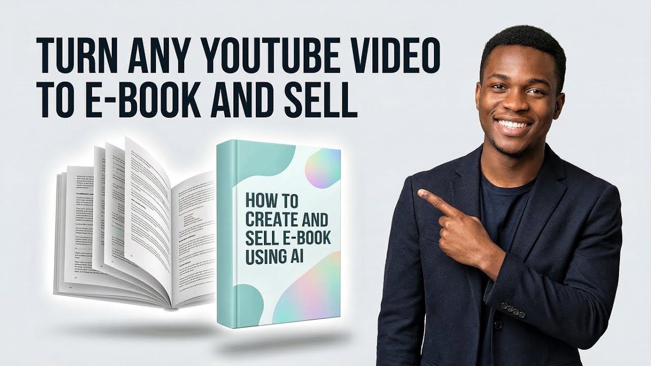 Как я создаю и продаю электронные книги из любых видео на YouTube с помощью ИИ (100% бесплатные и...