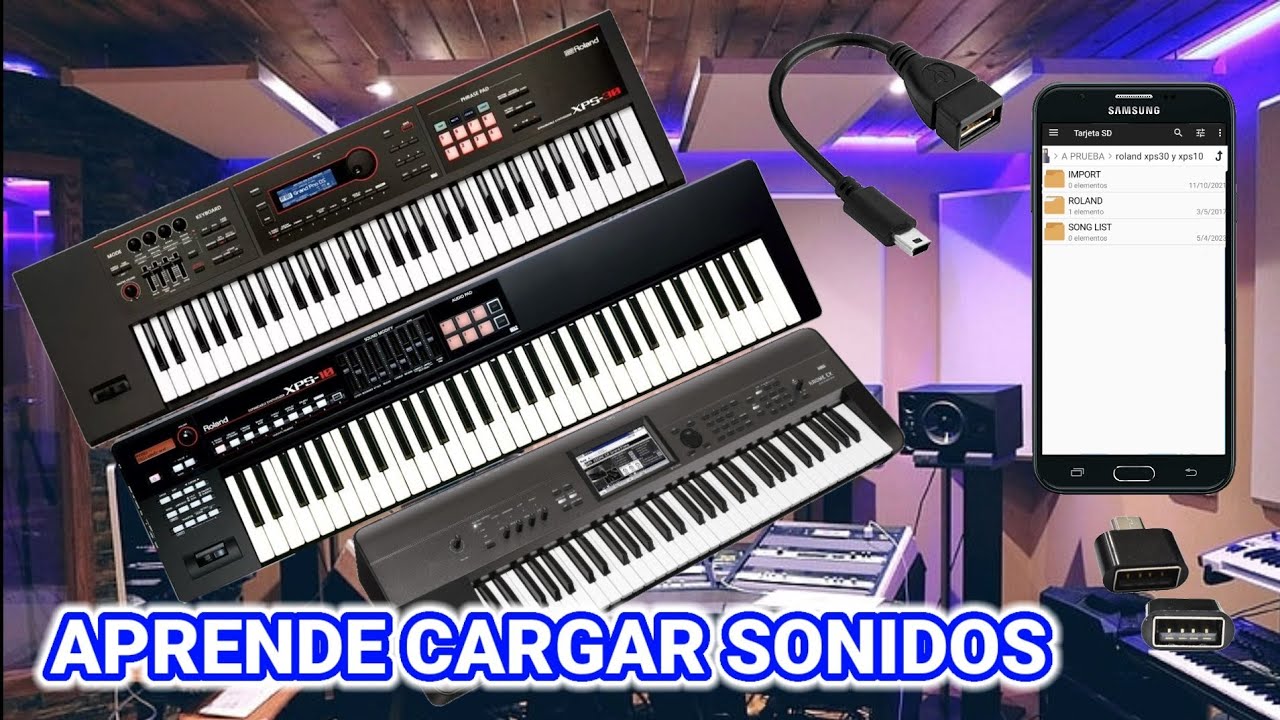CARGAR SAMPLES EN EL ROLAND XPS30, XPS10 Y KORG KROME