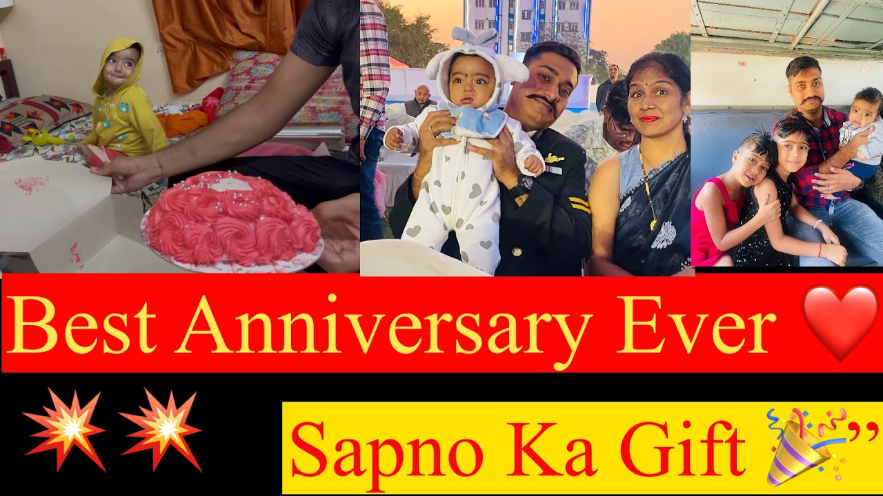 Mere Fouji Sahab Ne Diya Sapno Ka Gift 😭❤️ | Anniversary Special Vlog