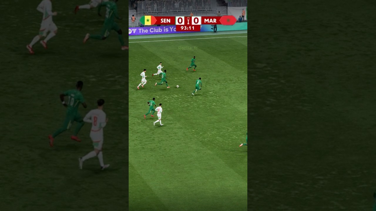 Gueye’s Senegal goal vs Morocco in the AFCON Final 🚀 