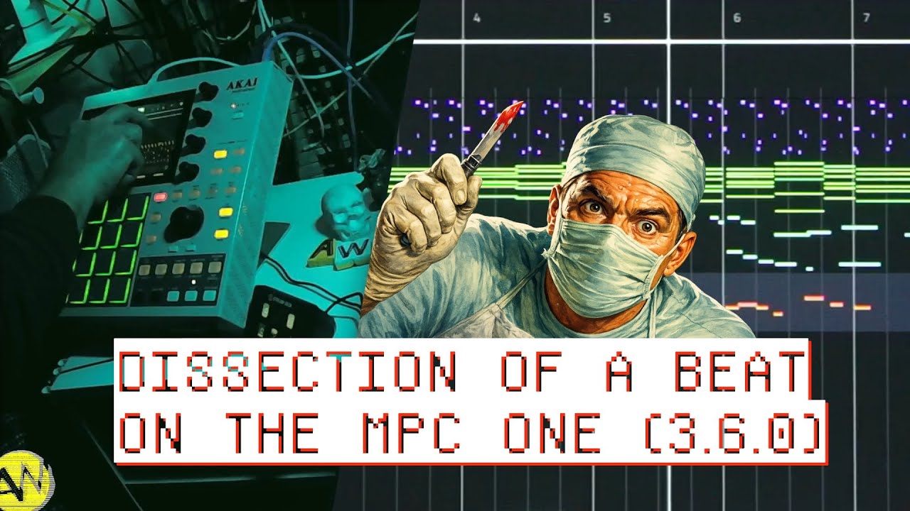 Dissection of a beat on the  MPC ONE (3.6.0)
