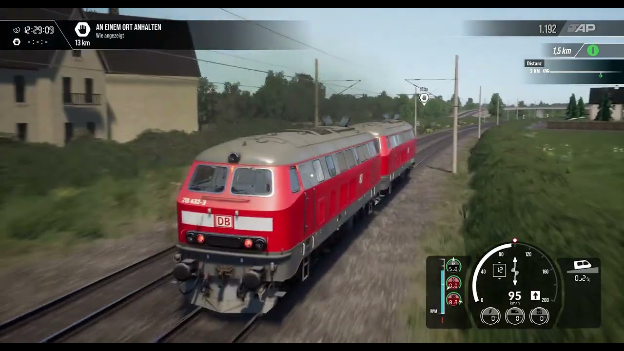 Train Sim World 4®  218 fahren und Zug abschleppen