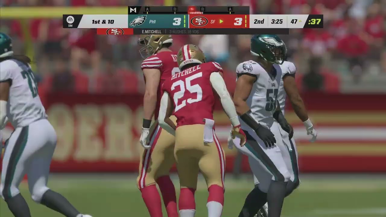Philadelphia Eagles vs San Francisco 49ers Madden 23 Gameplay PS5
